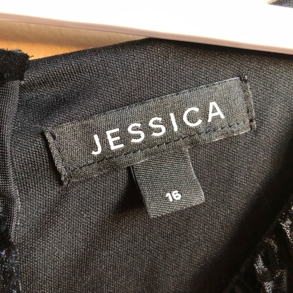 Jessica Black Dress size 16 - Picture 3 of 3